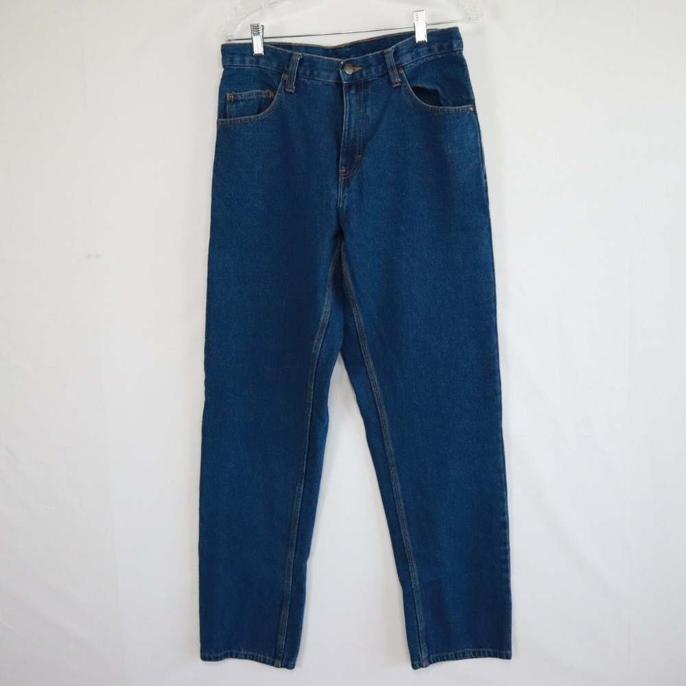 Berne Jeans Mens 32x32‎ P999SWD 5-Pocket Classic Fit Work Cotton Denim Blue